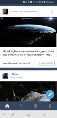 Fuck you tumblr, your trying to convince me the world is flat