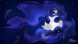 that-luna-blog:  Princess Luna - Moonlight’s Embrace by OpticSpectrum