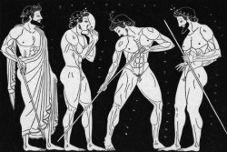 warriormale:  Male nudity was common in the ancient world. Women