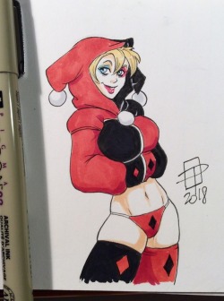callmepo: A suggested shawtie in a hoodie - New 52 Harley. 