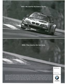   bmwusaclassic:  BMW of North America’s famous print ad from