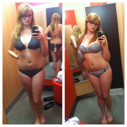 anight-inthetheatre:  I went bathing suit shopping and I love