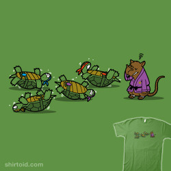 shirtoid:  Turtle Training by BoggsNicolas is ů for a limited