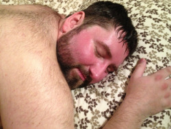 groovinglen:  My teddy bear enjoying a post coital nap! 