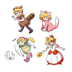 cwilgreen:Some 3D World Peach suits!!