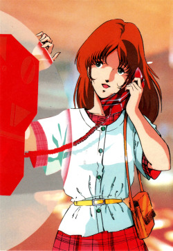 animarchive:    Misa Hayase from Macross illustrated by Haruhiko