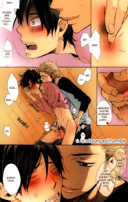 icolouryaoi:   Abarenbou Kareshi by JunkoPage: X Coloured by