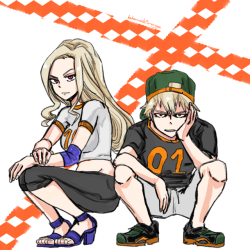 blamedorange:Bakugou and Mt.Lady being shit cousins pt.2