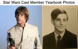 graceebooks:  wwinterweb:  Star Wars cast member yearbook photos