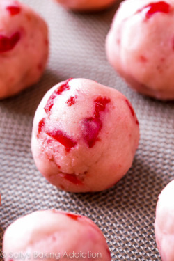 foodffs:  Chocolate Cherry Blossom Cookies.Really nice recipes.