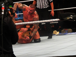 practicallyperfectinzeroways:  Randy Orton Des Moines, IA 2-4-14