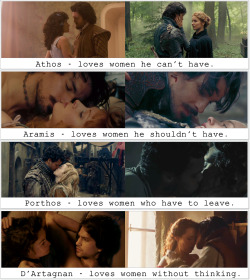 themusketeersfans:  Lovers of women #TheMusketeers #Athos #Dartagnan