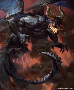 morbidfantasy21:  Demon of Dusk – concept art by Mike Azevedo,