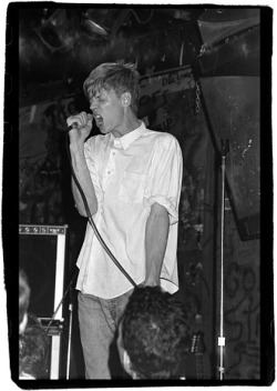 rimbaudwasademonchild:  Sonic Youth: Thurston Moore, CBGB, 1983.