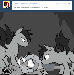 shyreadsmoon:  Oh there are two of them! And they’re foals!