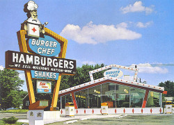 klappersacks:  Burger Chef Postcard, 1969 by bayswater97 on Flickr.
