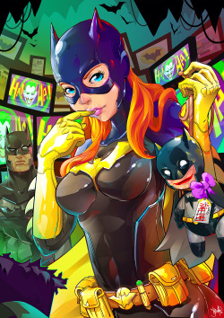 shawnyap13wishes:  “Surprise, Batsy!!” First fan art of the