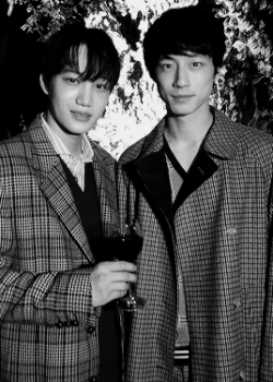 dazzlingkai:  Kim Jongin & Kentarō Sakaguchi at Gucci