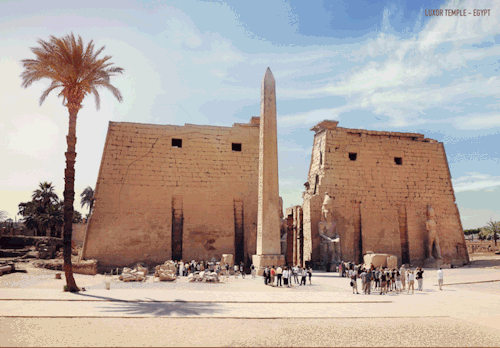 blondebrainpower:Luxor Temple. Luxor, Egypt. 1380 BC.Digitally