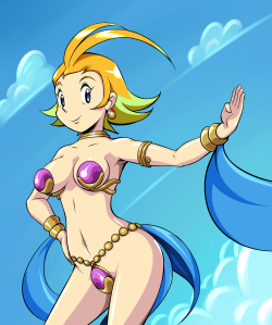 thepepspeeps:  Sky’s Mom from Shantae Pirate Curse. Commission