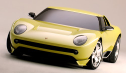 carsthatnevermadeit:  carsthatnevermadeit:  Lamborghini Miura Concept 2006, designed by Walter de'Silva and based on Bertoneâ€™s 1960s original, the Miura Concept was presented on the 40th anniversary of the original carâ€™s debut at the 1966 Geneva Motor