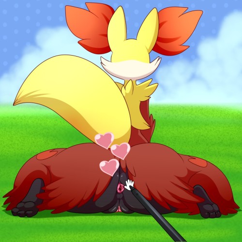 lucariofan97:  Delphox and Zoroark by request 