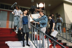 winonaisthequuen:  Behind the scenes of Heathers! 