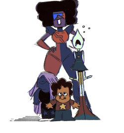 that-wandering-hero:  i redesigned the crystal gems in the style