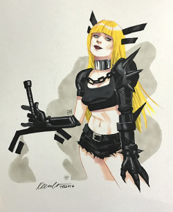 kevinwada:  Magik commission sketch #thoughtbubble (sorry for