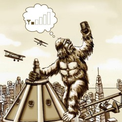 9gag:  Misunderstood King Kong 