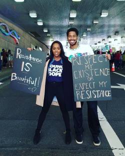 dailyajanaomiking:ajanaomi_king:  Resistance. Respect. #womensmarch