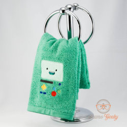 adventuretimestuffz:  Adventure Time Embroidered Hand Towels