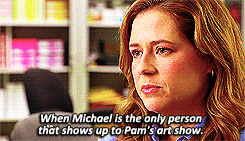dundermifflinscranton:  I love our scenes at the art show. 