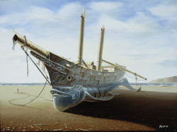 jedavu:  Surreal Maritime Paintings Featuring Fantastical Ships