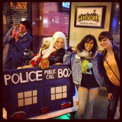 TARDIS rickshaw!!! @michelledeidre  (at GameWorks)