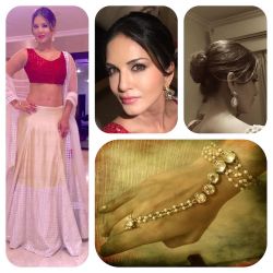 Loved my Diwali lengha and gorg accessories by @mayyurrgirotra