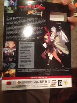 onemerryjester:  Naruto The Last dvd/bluray unwrapping. Comes