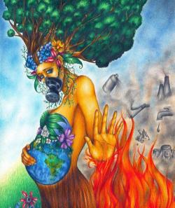 kimalicia:  Stop hurting my beautiful Mother Nature!! x( 