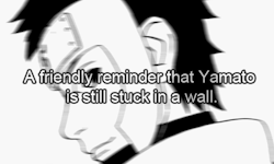 :  A friendly reminder that Yamato is still stuck in a wall. ✿◡‿◡✿