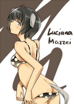 Luciana Mazzeia character from the Strike Witches anime/manga