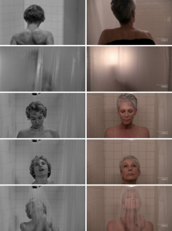 andreii-tarkovsky:  Jamie Lee Curtis recreates her mom Janet