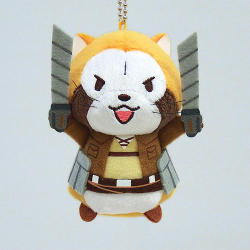 Raccoon Eren merchandise from the Shingeki no Kyojin x Araiguma