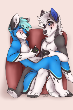 malefurry:  Gamers Lovers -   CrazyBear   <3