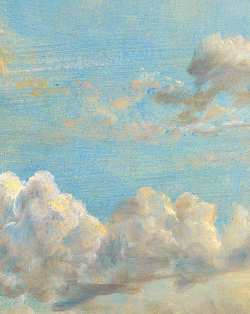 arsantiquis:  Cloud Study (detail) by John Constable. 