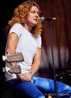 soundsof71:  Robert Plant, Oakland, July 24, 1977, by John C.