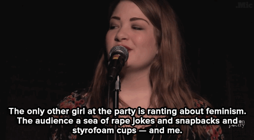 medusa-seduce-ya:  micdotcom:  Watch: As Blythe’s poem ends, it’s clear what we must do in the face of rape culture and “pocket feminism.”   WOW WOW WOW PLEASE WATCH THIS 