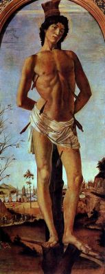 chadmsirois:  Saint Sebastian, Sandro Botticelli, c. 1473.