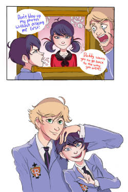 fuckingchatnoir:  Ouran Highschool Host Club AU Part 1I’m going