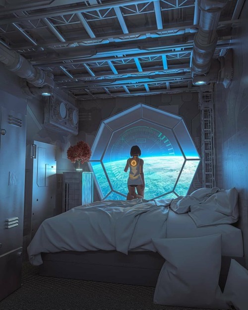 scifiseries: “Space station Room"