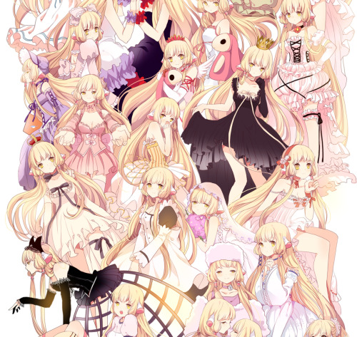 princess-peachie:  All of Chi’s super pretty outfits which inspired me growing up as a teen ^^ 